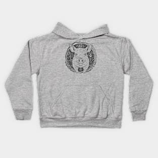 Cosmic Hogtie single color print 1 Kids Hoodie